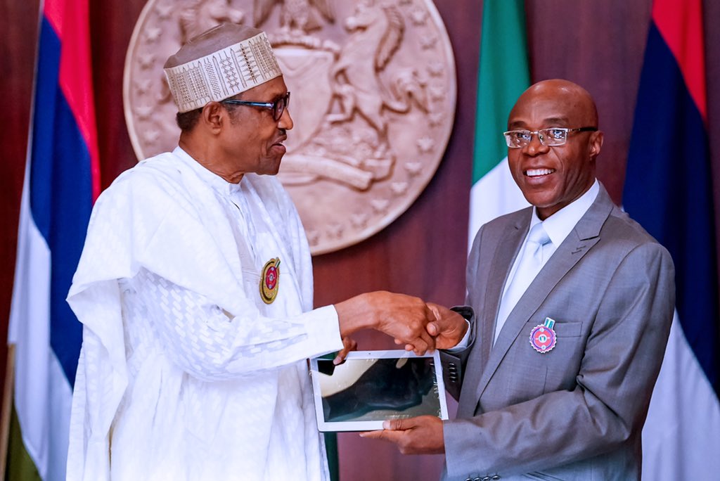 CPN/NCS PAYS PRESIDENT BUHARI A COURTESY VISIT